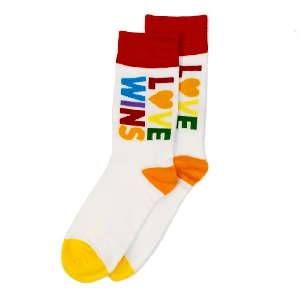NWT Love Wins Rainbow 🌈 Socks